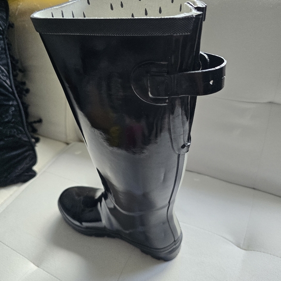 Jeules Black Rainboots size 7 - Picture 11 of 11
